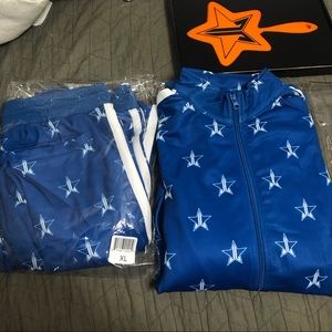 Blue Jeffree Star track suit XL